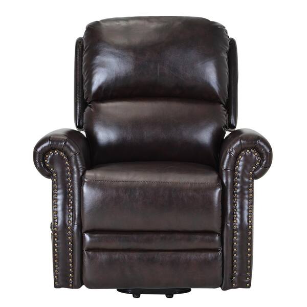 dark brown power recliner