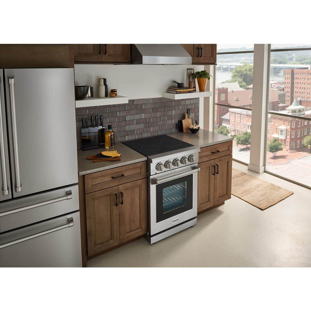 Thor 24" Stainless Steel Freestanding Convection Electric Range