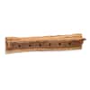 Reviews for Alaterre Furniture Alpine Natural Live Edge Wood 48 in. Coat  Hooks with Shelf