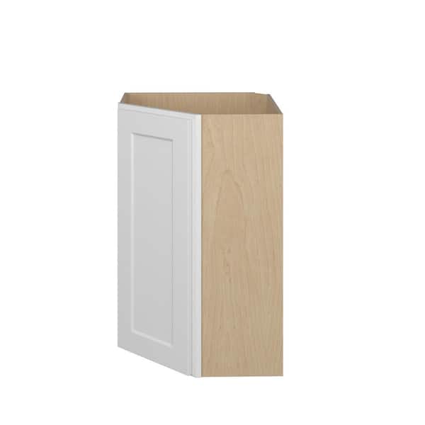 Norfolk Assembled 24 in. W x 36 in. H x 12 in. D Plywood Wall Cabinet in Painted White
