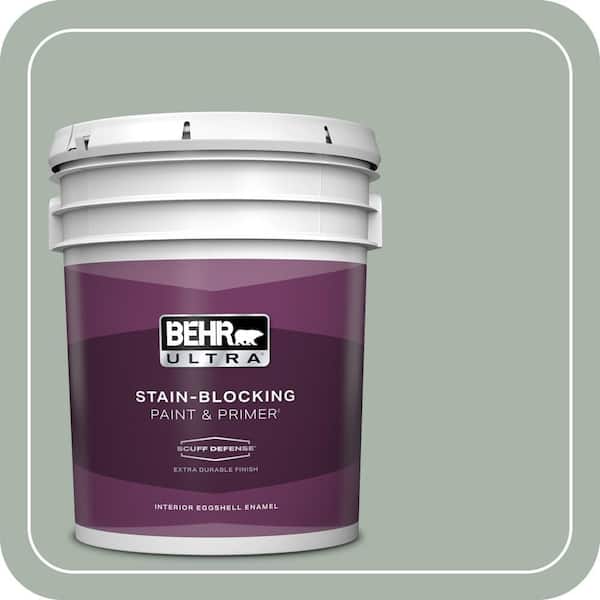 BEHR ULTRA 5 gal. #BXC-38 Alpine Air Extra Durable Eggshell Enamel Interior Paint & Primer
