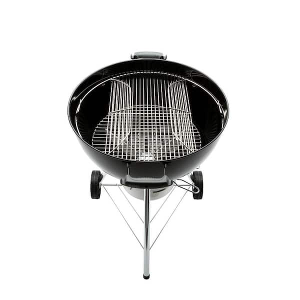 vertex Scrutinize Playground equipment Weber 22 in. Original Kettle Premium Charcoal Grill in Black with Built-In  Thermometer 14401001 - The Home Depot
