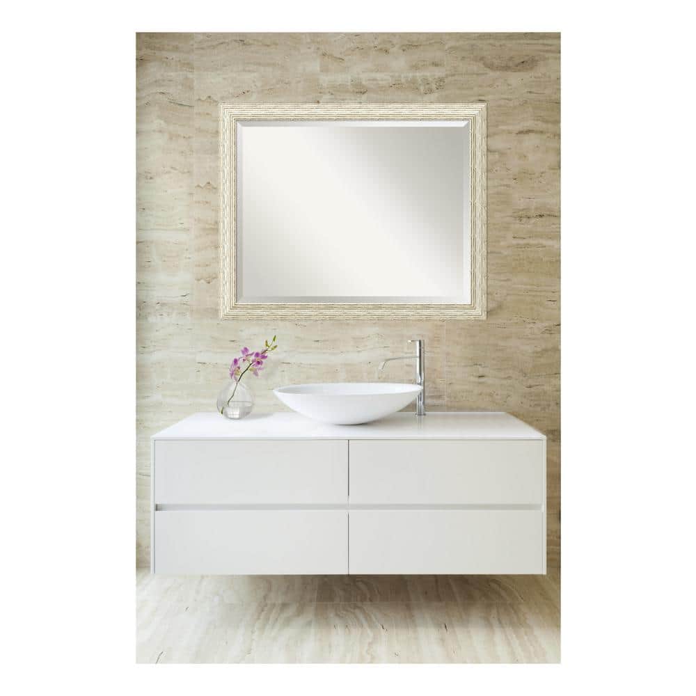 Florentine Gold Ornate Beveled Wood Framed Wall Mirror