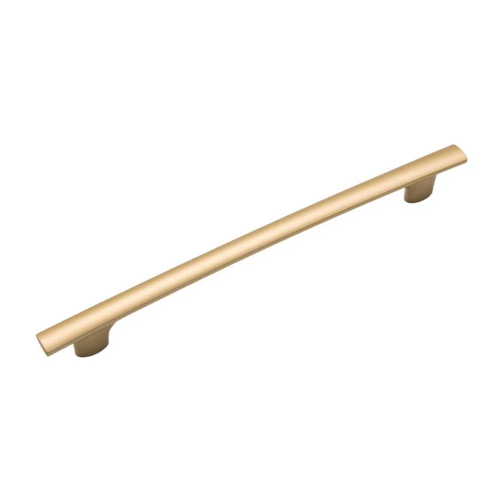 Swell Collection Bar Pull - 7-9/16 in. Center to Center Brushed Golden Brass Bar Cabinet Pull price history on PriceWatchPro