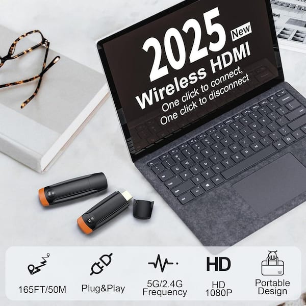 Vrbgify Wireless HDMI Transmitter and Receiver Kit, 1080P/60Hz