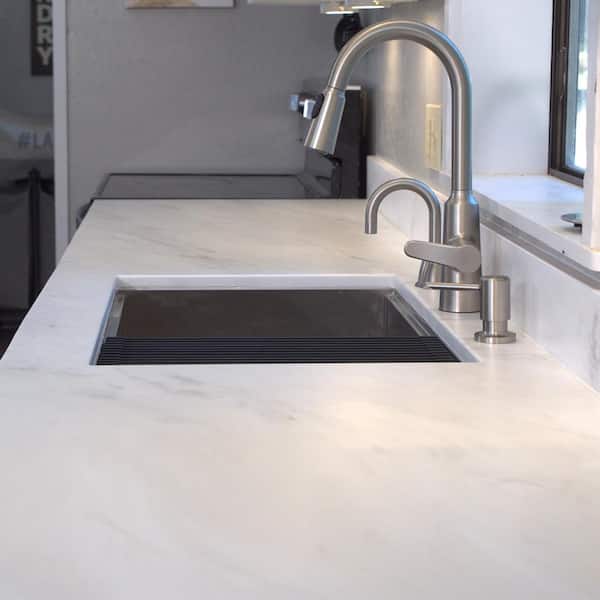 Use Epoxy To Coat Existing Countertops To Make Them Look Like Real Stone
