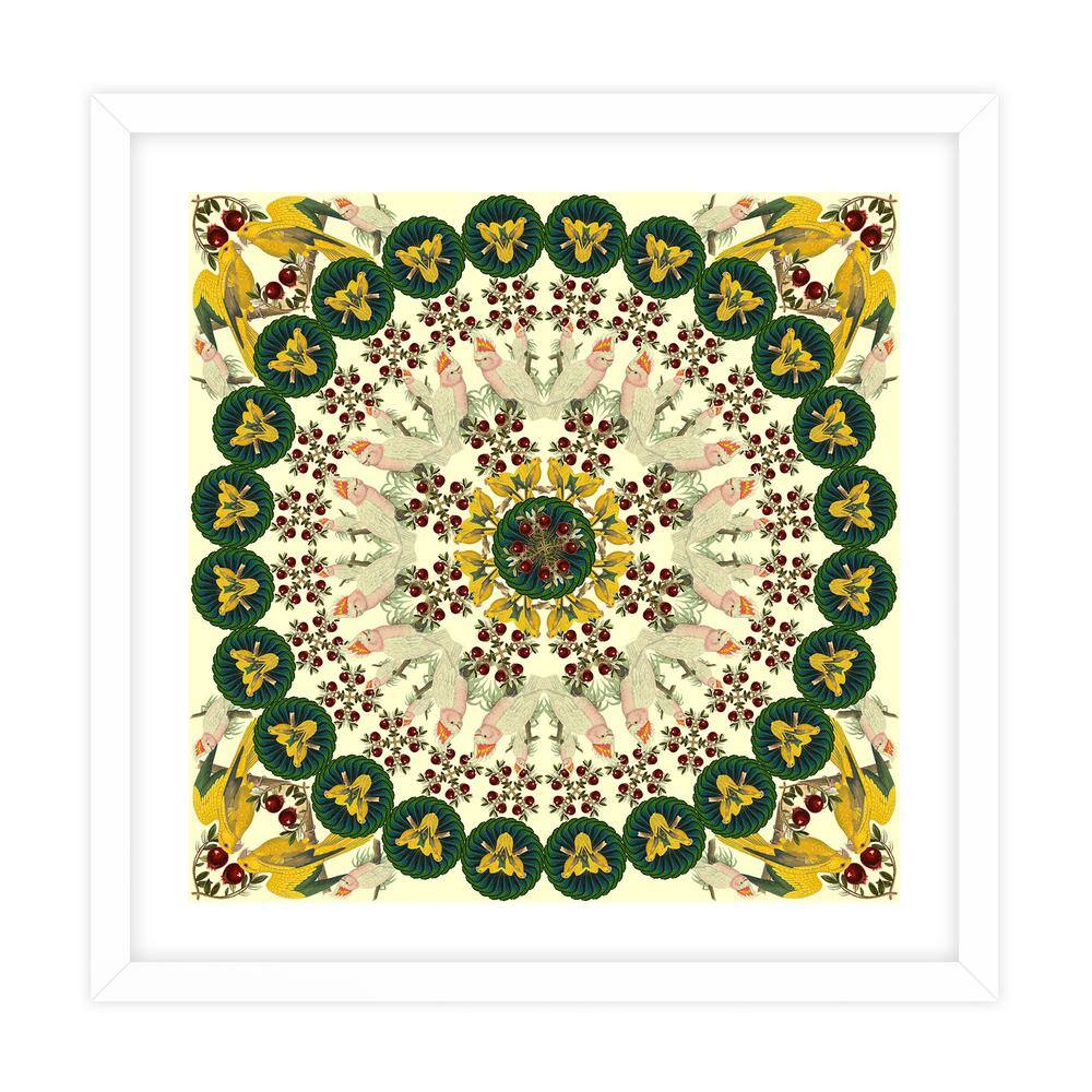 Nature Kaleidoscopes Framed Animal Art Print 34 in. x 34 in.
