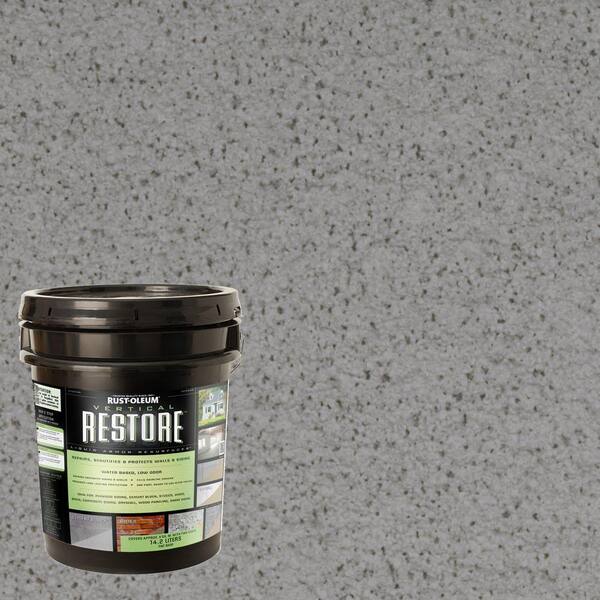 Rust-Oleum Restore 4-gal. Gainsboro Vertical Liquid Armor Resurfacer for Walls and Siding