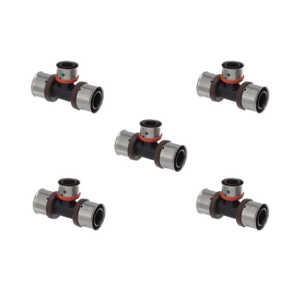PureFlow 1-1/4 in. x 1-1/4 in. x 1 in. Press Polymer Tee (5-pack) price history on PriceWatchPro