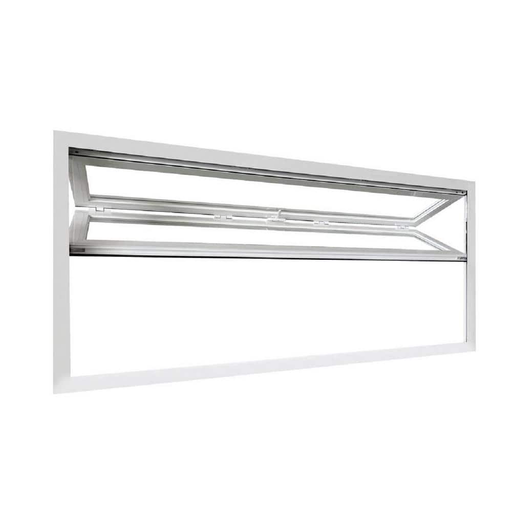 Elite Black Aluminum Slide Up Window 60" x 42" with Toughened Glass