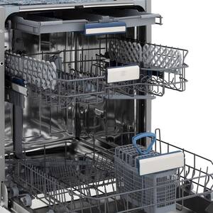 24" 3rd Rack Top Control Tall Tub Dishwasher in Custom Panel Ready with Stainless Steel Tub, 51dBa