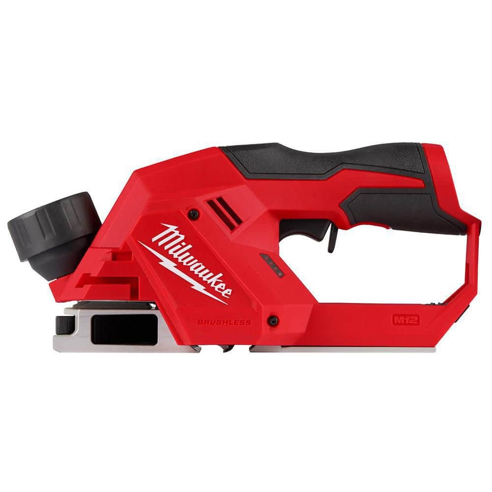 Milwaukee M12 12V Lithium-Ion Brushless Cordless in. Planer (Tool-Only)  2524-20 The Home Depot