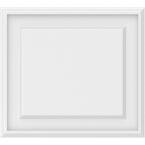 5/8 in. x 20 in. x 18 in. Legacy Raised Panel White PVC Decorative Wall Panel