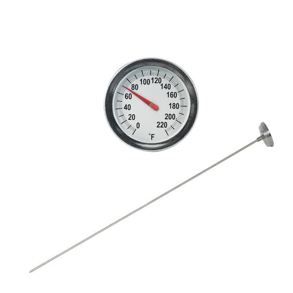 General Tools Soil and Compost Thermometer with 2 in. Analog Dial and 20 in. Stem