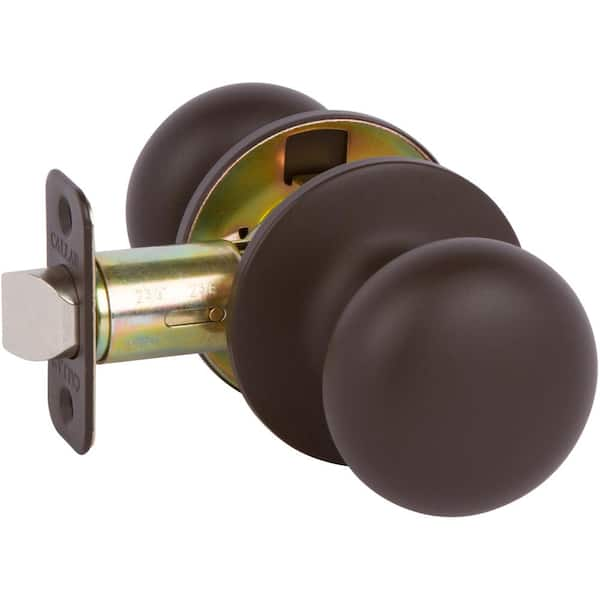 DELANEY HARDWARE Saxon Oil Rubbed Bronze Hall/Closet Door Knob KS1010 - The  Home Depot