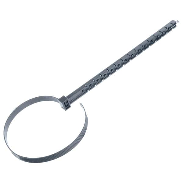 14 in. Gray Zip Stick Pipe Hanger (100 Pack)