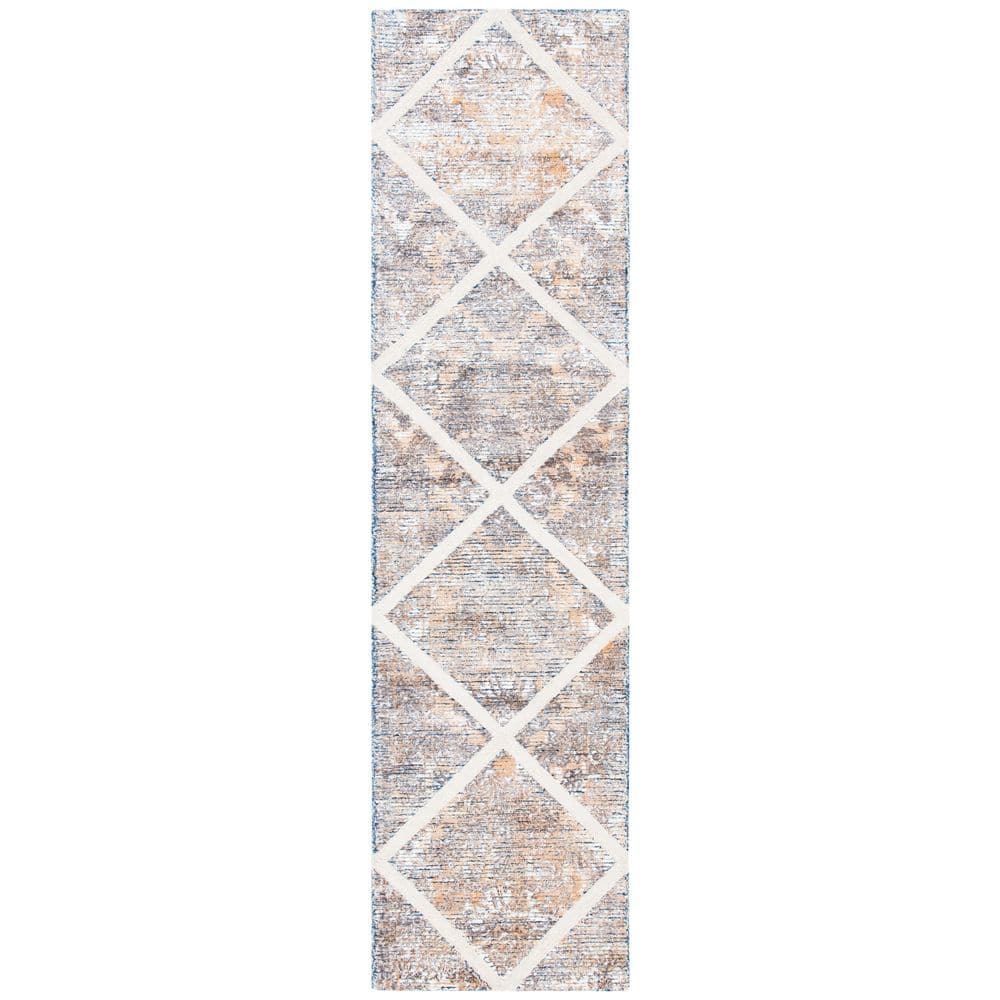 Artistry 2 ft. x 9 ft. Ivory/Gold Diamond Marle Runner Rug price history on PriceWatchPro