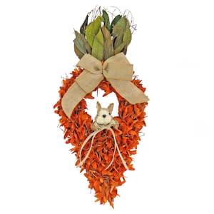 24 in. Woodcut Carrot Decoration