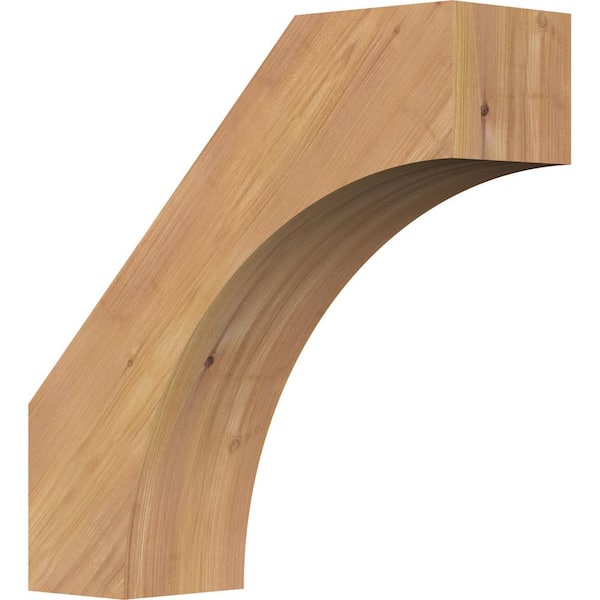 Ekena Millwork 5 1/2"W x 18"D x 18"H Westlake Smooth Knee Brace, Western Red Cedar