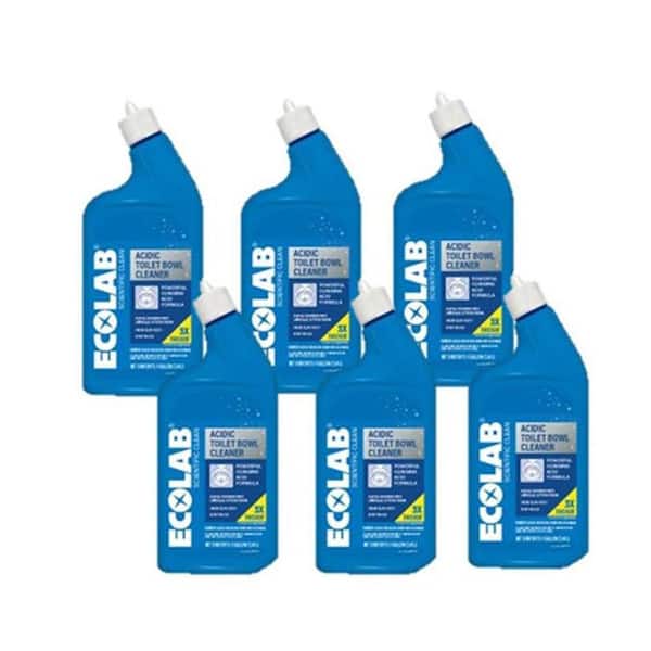 32 oz. Acidic Toilet Bowl Cleaner and Limescale Remover for Bathroom Toilets and Urinals (6-Pack)