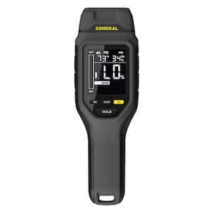 Pin Moisture Meter with Backlit Display for Wood, Drywall, and Building Materials