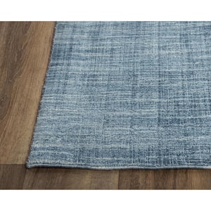 Apex Blue 5 ft. x 8 ft. Gradient Polyester Area Rug
