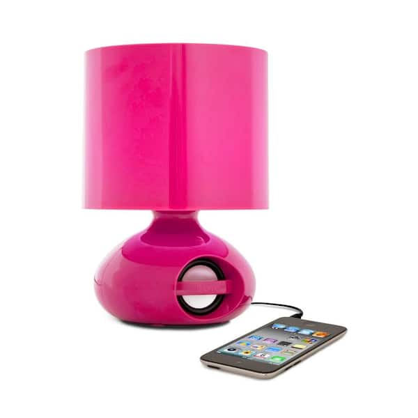 Pink Led Speaker Desk Lamp Pg, Home Depot Small Desk Lamps
