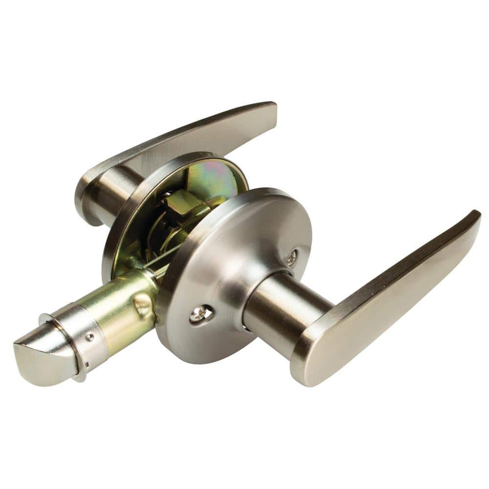 Non-Locking Leverset, Brushed Satin Nickel