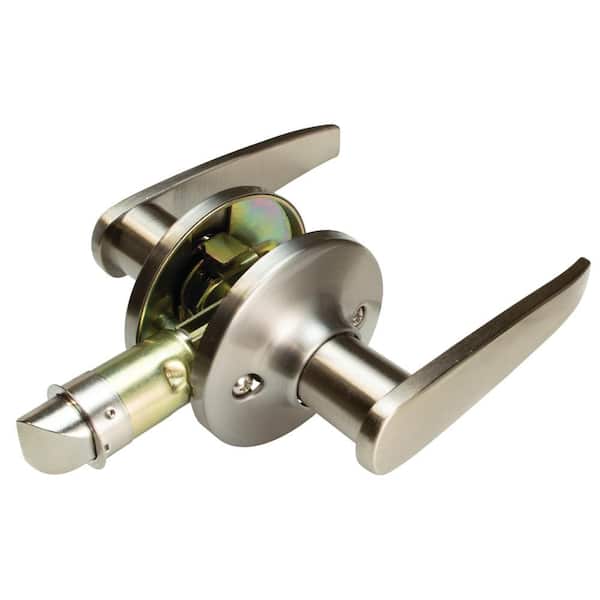 Unbranded Non-Locking Leverset, Brushed Satin Nickel