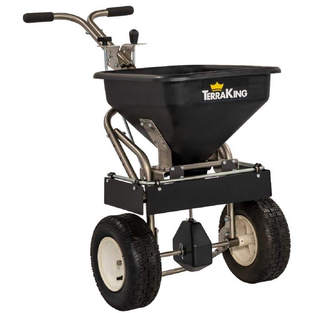 Commercial 70 lb. Capacity Push Salt Broadcast Spreader with Stainless Steel Axle price history on PriceWatchPro