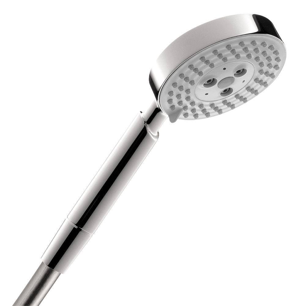 Hansgrohe 3Spray 4 in. Single Wall Mount Handheld Rain Shower Head in