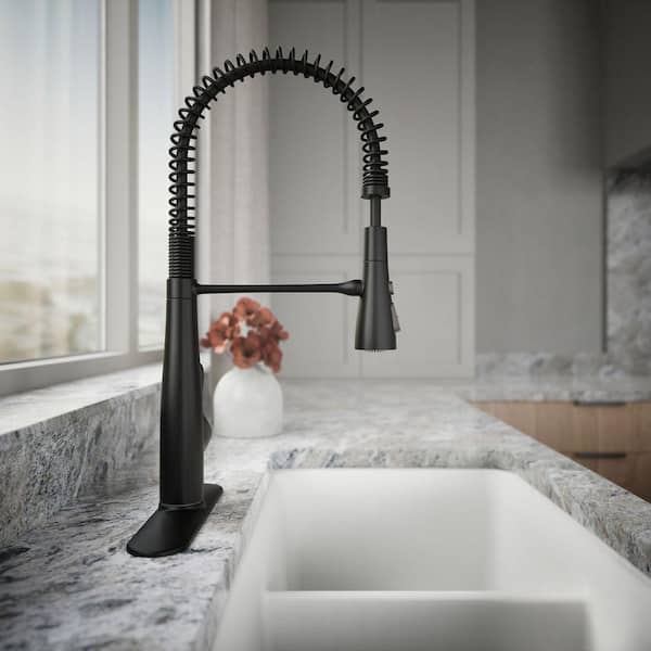 KOHLER Simplice Single-Handle Pull-Down Sprayer Kitchen Faucet in