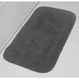 Saffron Fabs Regency 50 in. x 30 in. Cotton Coral Latex Spray Non-Skid  Backing Textured Border Machine Washable Bath Rug SFBR1411 - The Home Depot