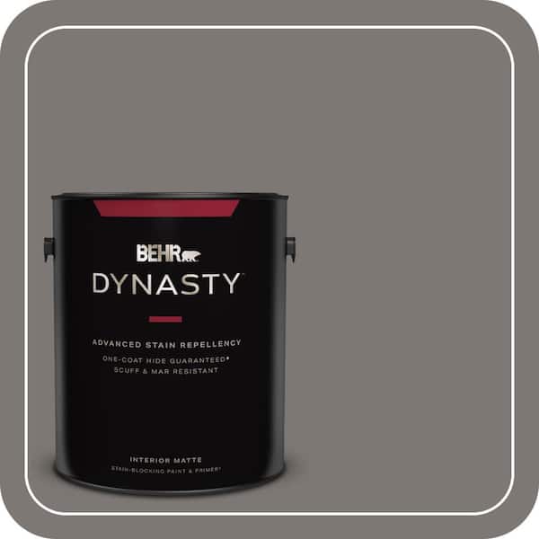 BEHR DYNASTY 1 gal. #790F-5 Amazon Stone Matte Interior Stain-Blocking Paint & Primer