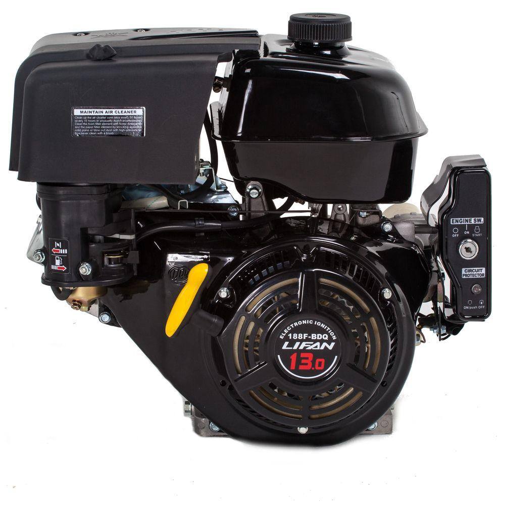 UPC 661799744058 product image for LIFAN 1 in. 13 HP 389cc OHV Electric Start Horizontal Keyway Shaft Gas Engine | upcitemdb.com