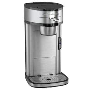 Stainless Steel Single Serve Coffee Maker with Built-In Filter