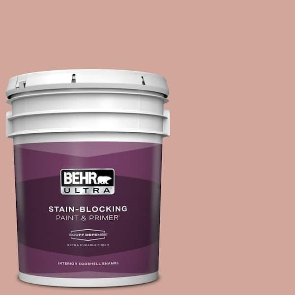 BEHR ULTRA 5 gal. #200E-3 Cinnamon Cocoa Extra Durable Eggshell Enamel Interior Paint & Primer