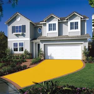 5 gal. #P300-7 Unmellow Yellow Self-Priming 1-Part Epoxy Satin Interior/Exterior Concrete and Garage Floor Paint