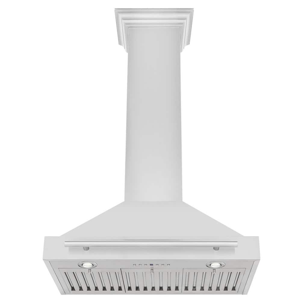30" Stainless Steel Convertible Wall Mounted Range Hood