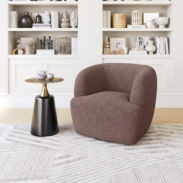 Govan Brown Swivel Chair