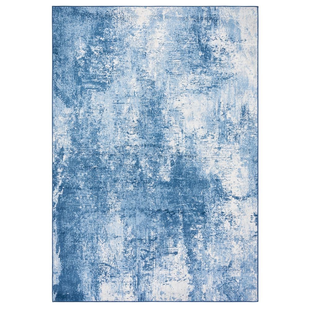Jasper 9 ft. x 12 ft. Navy/Ivory Distressed Gradient Marle Area Rug price history on PriceWatchPro
