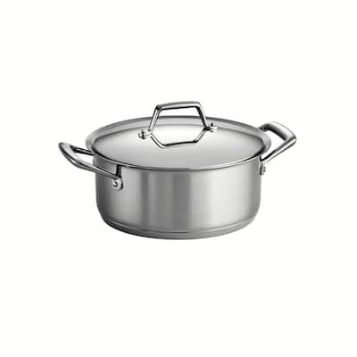 Gourmet Prima 6 qt. Stainless Steel Sauce Pot with Lid