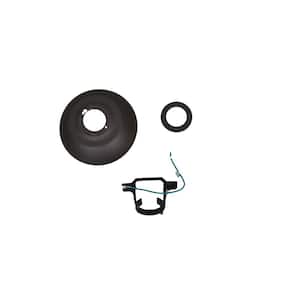Langston 60 in. Oil Rubbed Bronze Ceiling Fan Replacement Mounting Bracket and Canopy Set