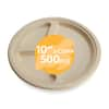 100% Compostable Disposable Paper Plates Bulk [10 3-Comp 50 Pack], Bamboo  Plates — Earth's Natural Alternative®