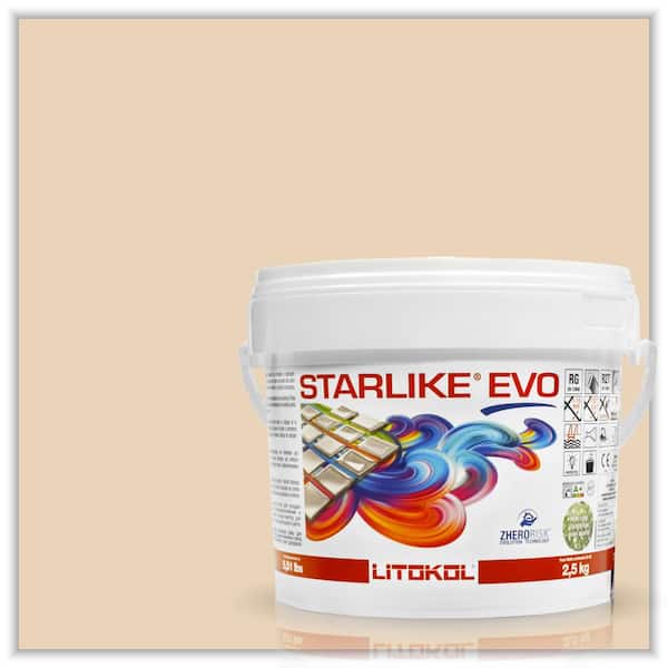 The Tile Doctor Starlike EVO Epoxy Grout 208 Sabbia Classic Collection 2.5 kg - 5.5 lbs.