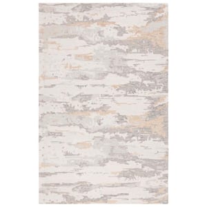 Abstract Ivory/Gray 6 ft. x 9 ft Sky Area Rug