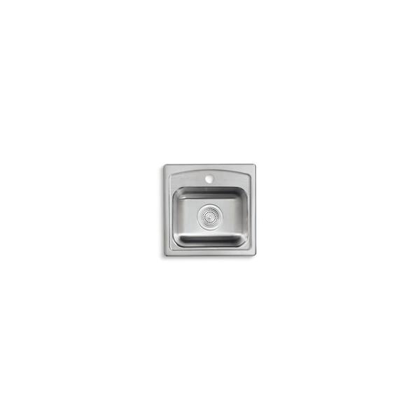Toccata Drop-In Stainless Steel 15 in. 1-Hole Single Bowl Bar Kitchen Sink Toccata Drop-In Stainless Steel 15 in. 1-Hole Single Bowl Bar Kitchen Sink