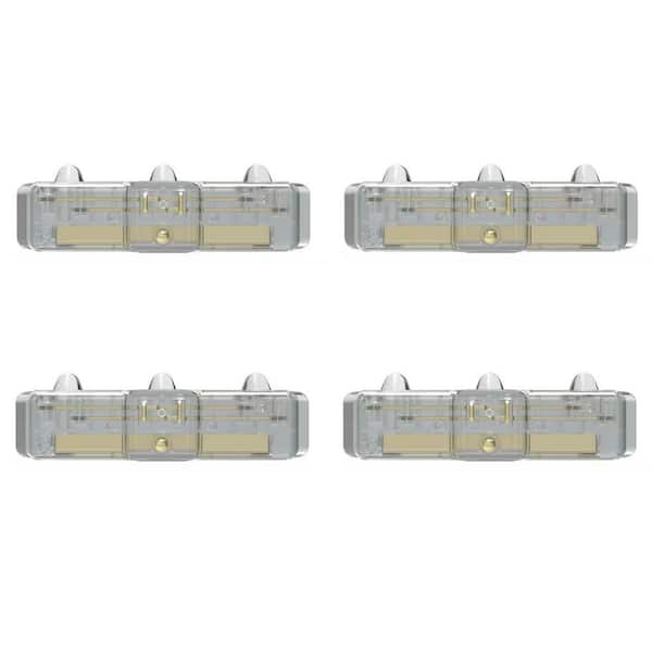 Unbranded 15 Amp 3-Outlet grounded AC/DC adapter clear (4-Pack)