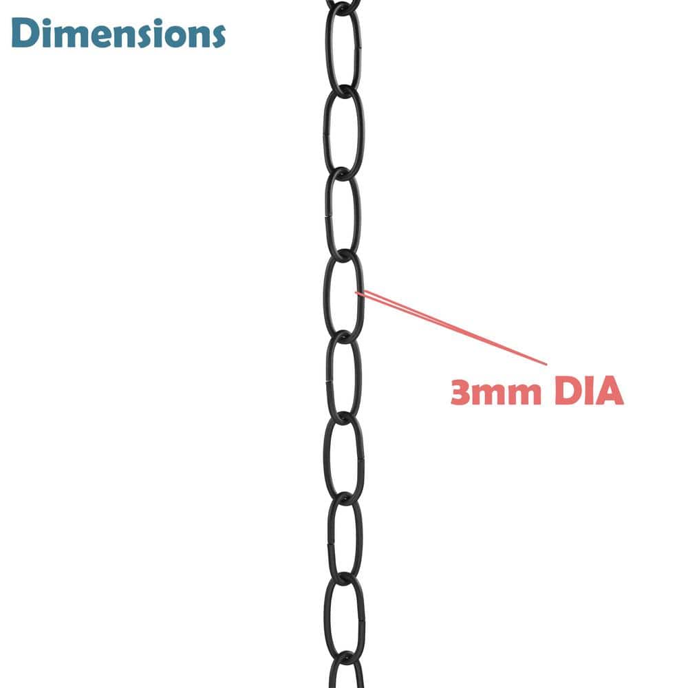 Oil Rubbed Bronze Heavy Duty Steel Chain for Hanging Fixtures