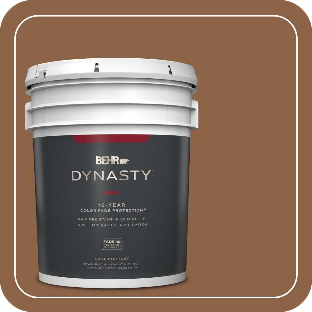 5 gal. #S240-7 Leather Work Flat Exterior Stain-Blocking Paint & Primer price history on PriceWatchPro